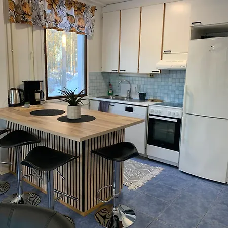 Tilava 2Mh Rivitalo Saunalla דירה אולו